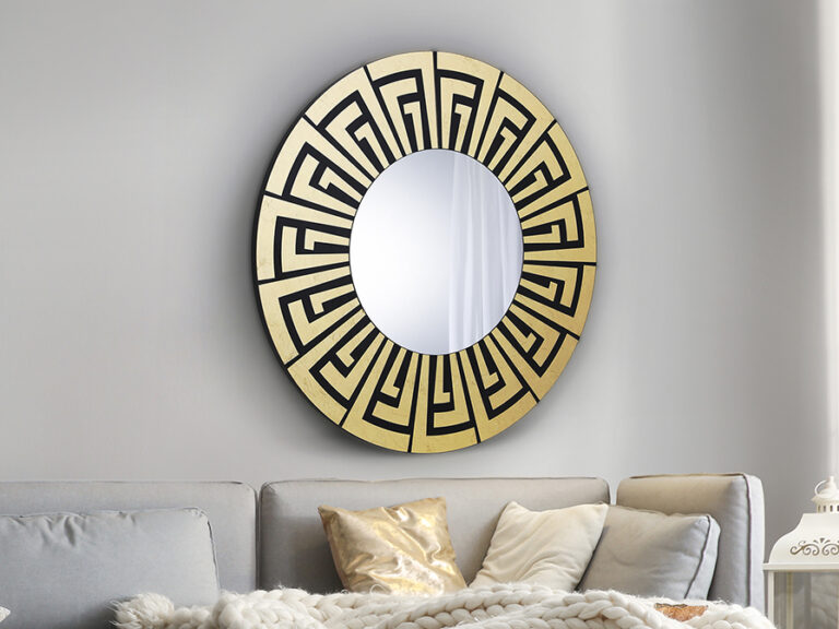 Consola y espejo plata 0002