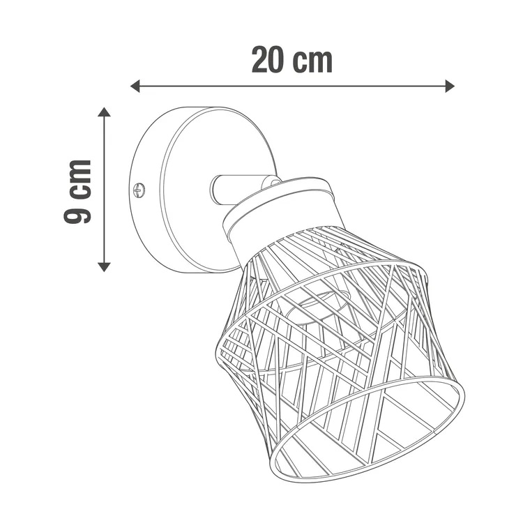 CH-84375920-LUM Spot, design, acier e27, noir, INSPIRE Kanel_4
