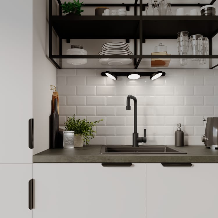 CH-90171013-SAN Mitigeur de cuisine noir mat, Indus, DELINIA_2