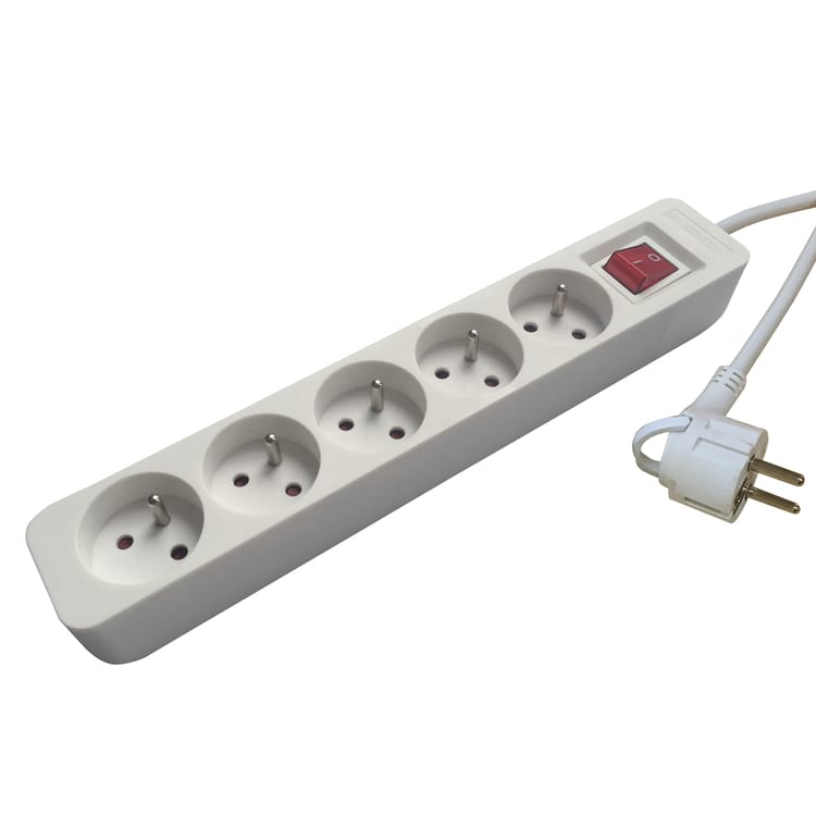 CH-82753657-ELECT Multiprise filaire 5 prises blanc 3M LEXMAN_2